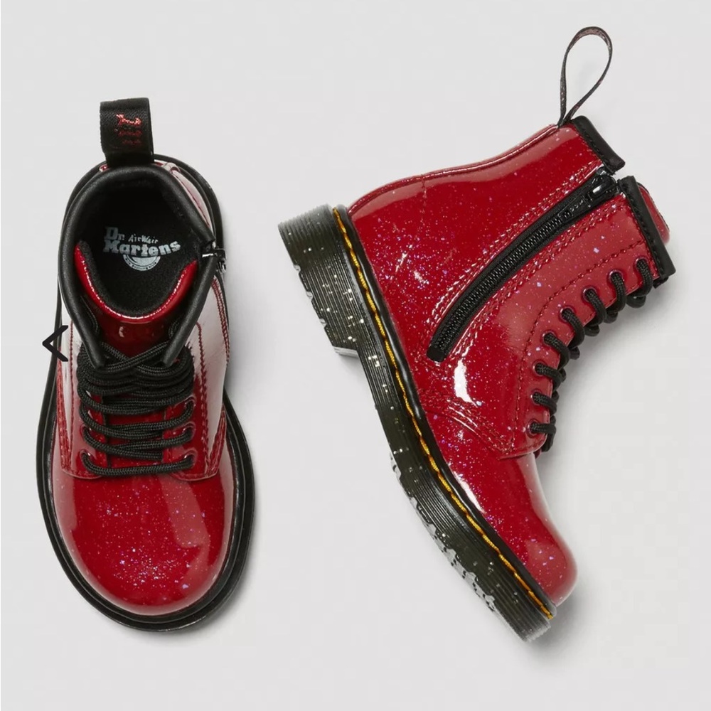 Dr. Martens 1460 Glitter Lace Up Boot - big kids